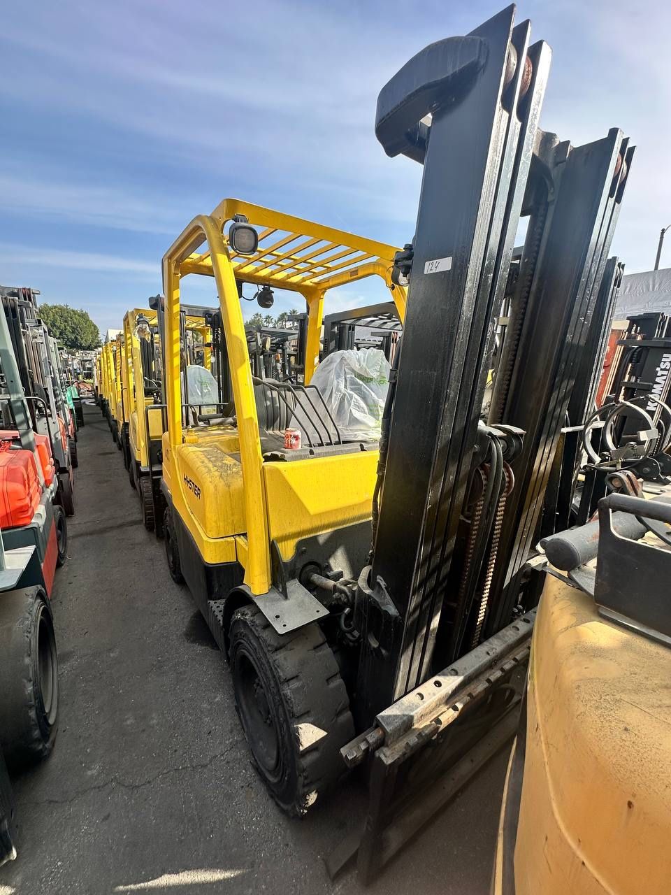 Hyster Forklift 6600 lb, 3 stage, Side Shift, 90 Days Warranty!