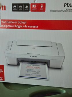 White Cannon Printer