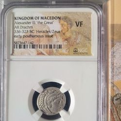 336-323BC Kingdom Of Macedon Silver Coin 
