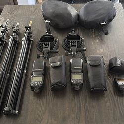 Bundle of USED Assorted Speedlite Flash Accessories (see disclaimer)