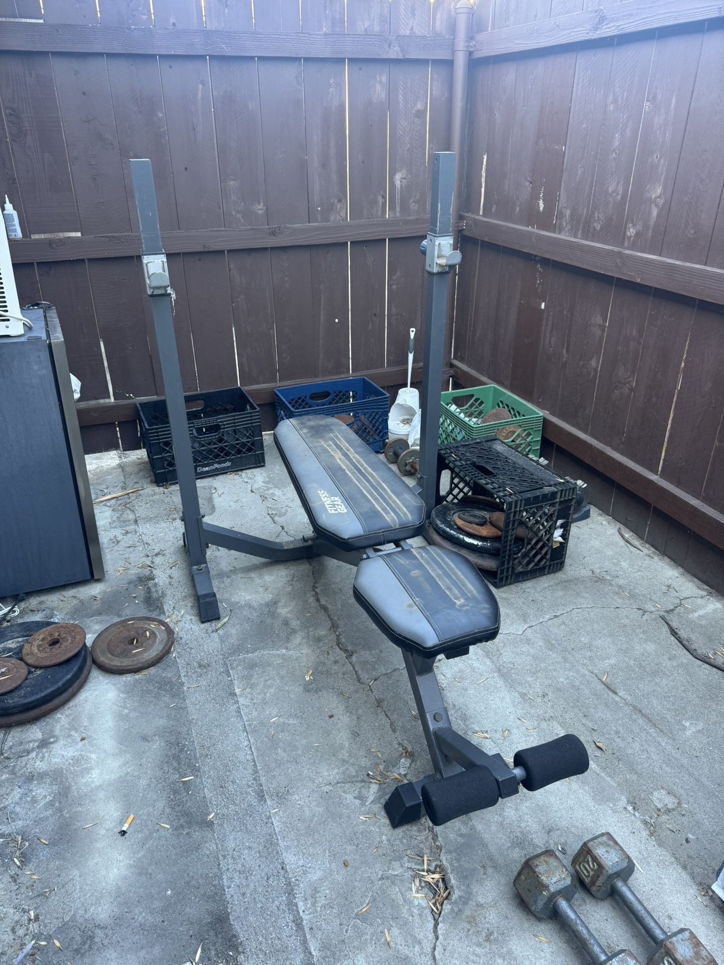 Misc Weights And Bench