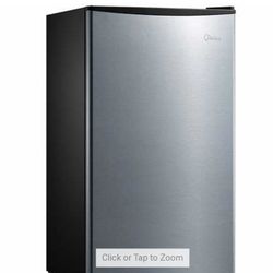 MIDEA STAINLESS STEEL MINI FRIDGE ...