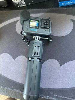 GoPro Hero 12 Action Camera with Grip and Mic
