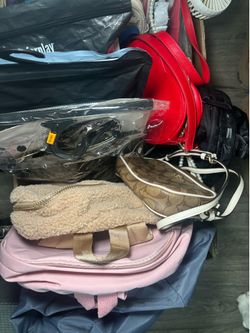 Box with a bunch of random items (emptying my closet)