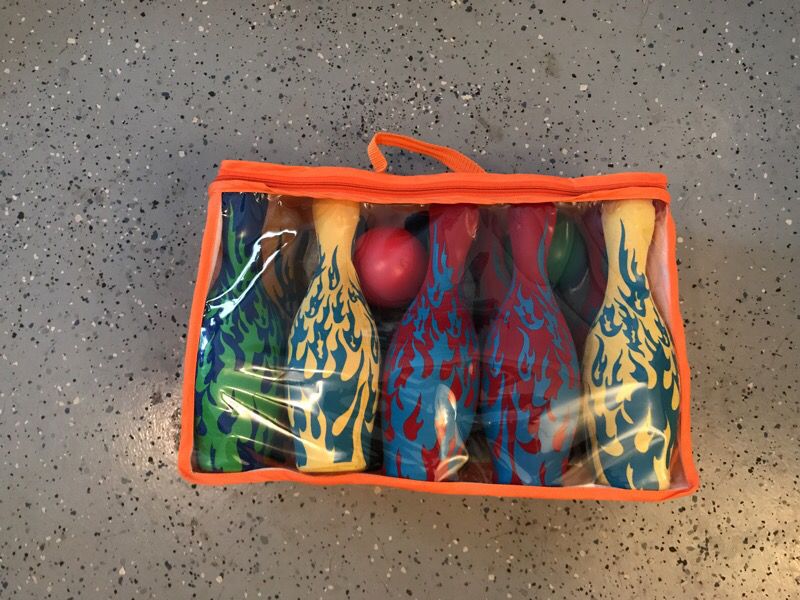 Toddler Bowling Set - both balls & all pins included!