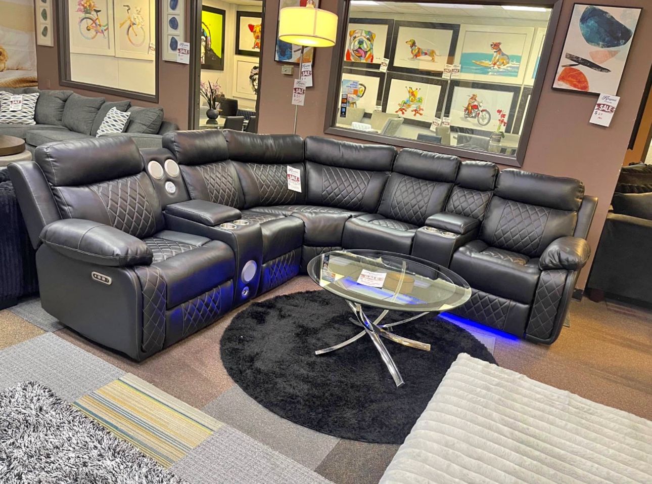 Reclining Leather Sectional Sofa No Credit Needed