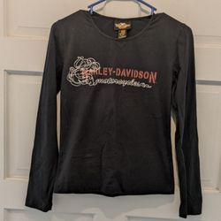 Harley Davidson Woman's Small Long Sleeve Shirt 