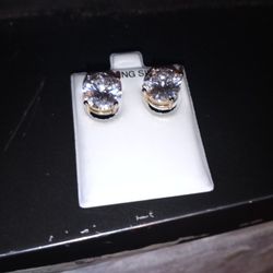 Sterling Sliver Diamond Earing