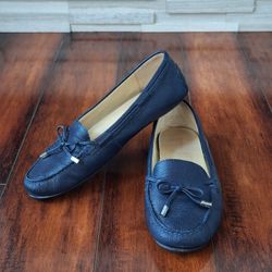Michael Kors Women's Daisy Navy Blue Loafers Size 10