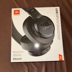 JBL LIVE 500BT Wireless Headphones - Black - Brand New Open Box