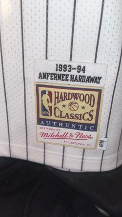 Tagged‼️ Authentic Mitchell & Ness 1993-94 Anfernee (Penny) Hardaway Orlando Magic Home #1 Jersey