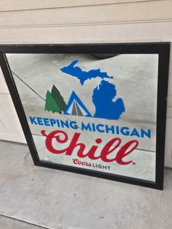 Coors Light Mirror Sign