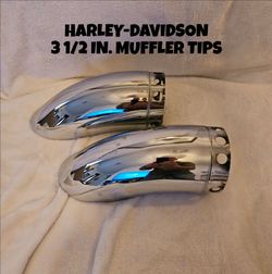 HARLEY-DAVIDSON 3 1/2 IN. MUFFLER TIPS