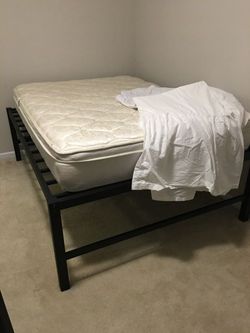 Full bed frame mattress
