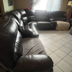 XL Couch Reclines W/ Usb $250