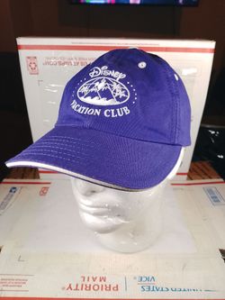Walt Disney Disney Vacation Club Member Adjustable Cap Retired Logo Purple