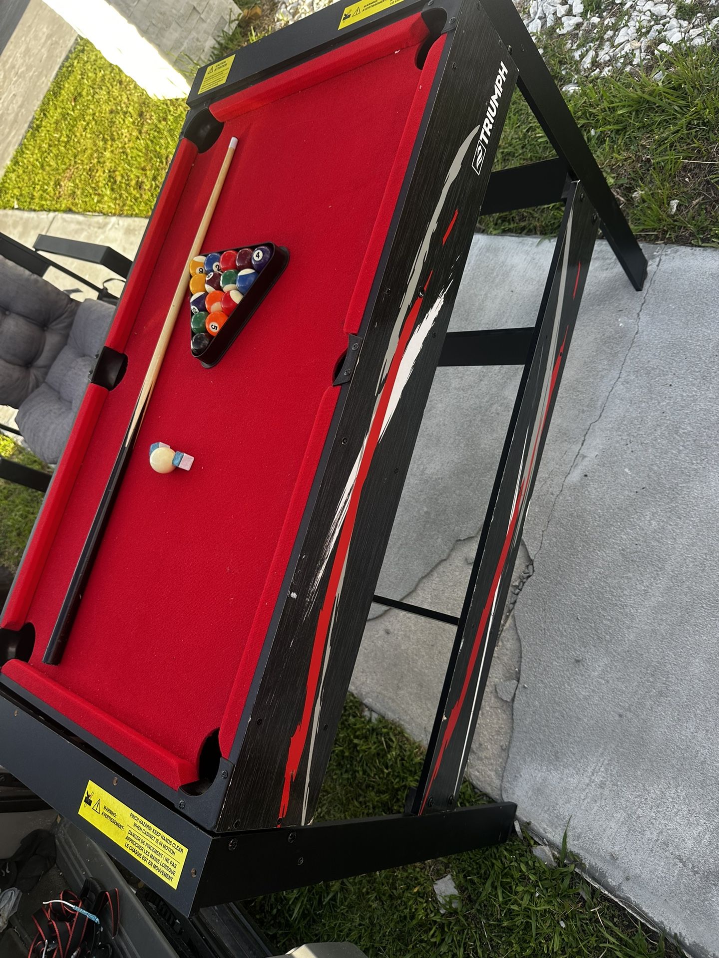 Mini Air Hockey And Pool Table Set