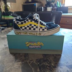 Spongebob squarepants men's size six and a half van's