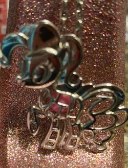 Sterling Silver 925 My Little Pony Pearl Cage Pendant (Pink Pearl)