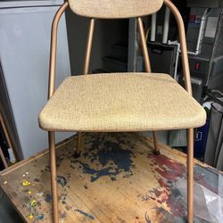 Set Of Four Vintage Folding Chairs 