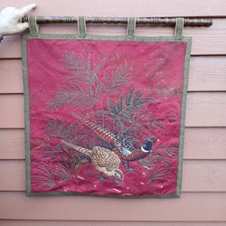 Vintage Pheasant Tapestry 