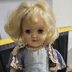 Vintage Toni Doll by Ideal P-90 14" Platinum Blonde Hair Ideal