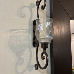 Set Of Two Wall Candle Holders