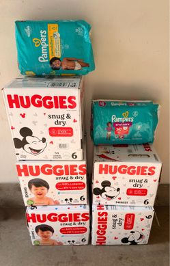 Diapers size 6 (bundle ) firm price