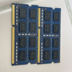 Hynix 2Gb DDR3 SDRAM x2 Sticks