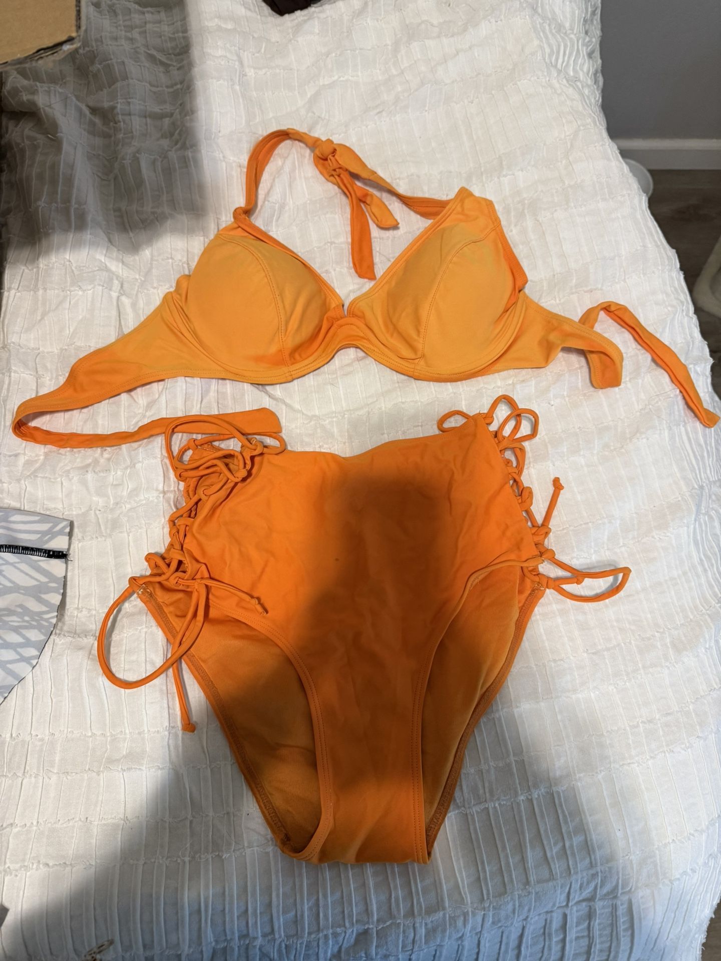 orange two piece