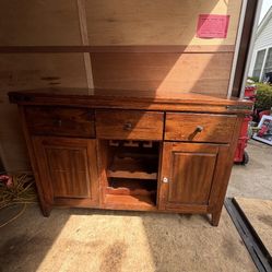Solid Wood Hutch 