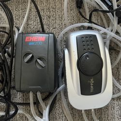 Aquarium Air Pump And Filter Substance 