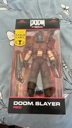 Mc farlane gold label doom slayer red