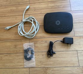 Ooma Telo Home Phone System TELO104 – Original Box & Accessories