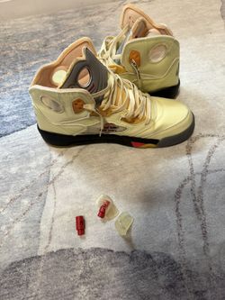 Off White Sail Jordan 5s