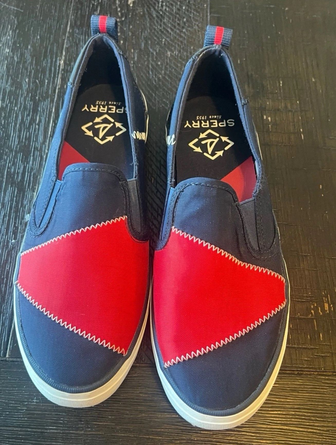 Sperry Slip Ons. Size 8.