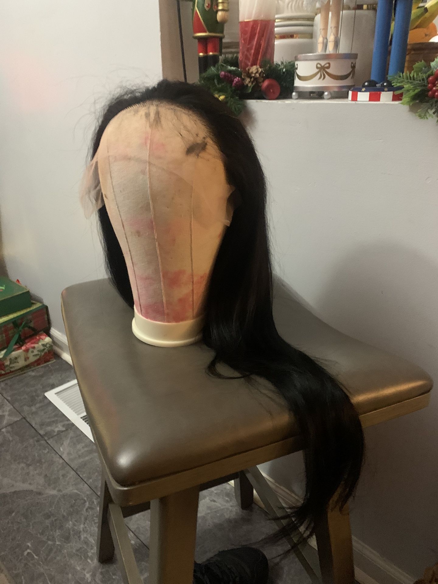 30in Black 100% Real Human Hair