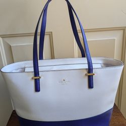 Kate Spade Leather Tote Bag With Matching Wallet
