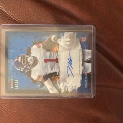 2024 Topps Finest Malik Nabers Rookie Auto /99