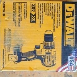 DeWalt 1/2 In 20 V Compact Drill Tool Only 