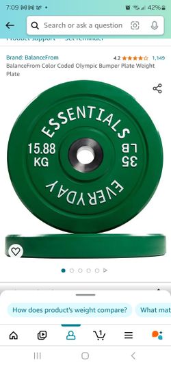 35lb PAIR Olympic Bumbper Plates