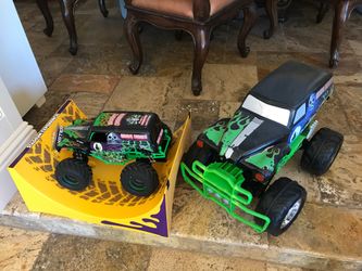 Monster Jam Trucks and Ramp