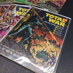 Total War M.A.R.S. Patrol comic books #1-3, 5-10