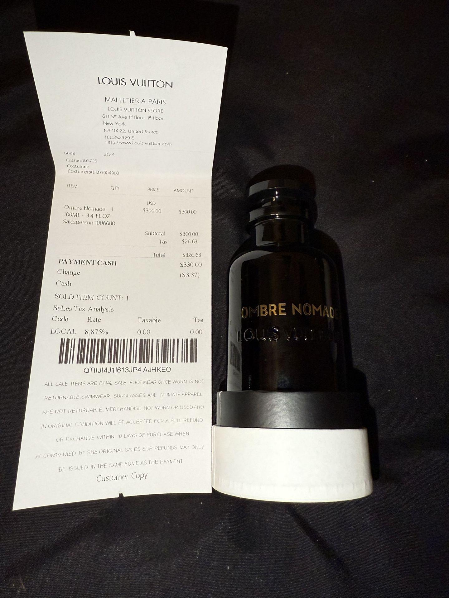 Louis Vuitton Ombré Nomade , 3.4FL.OZ, 100ML (NEW)