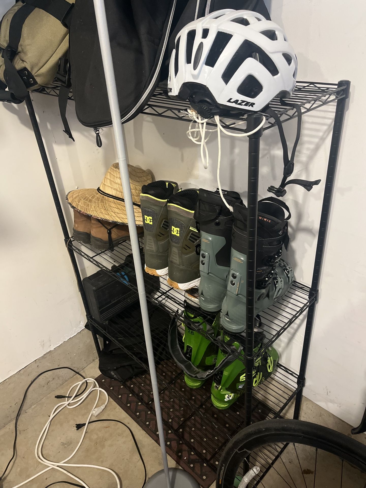 Metal Wire Storage Racks (2)
