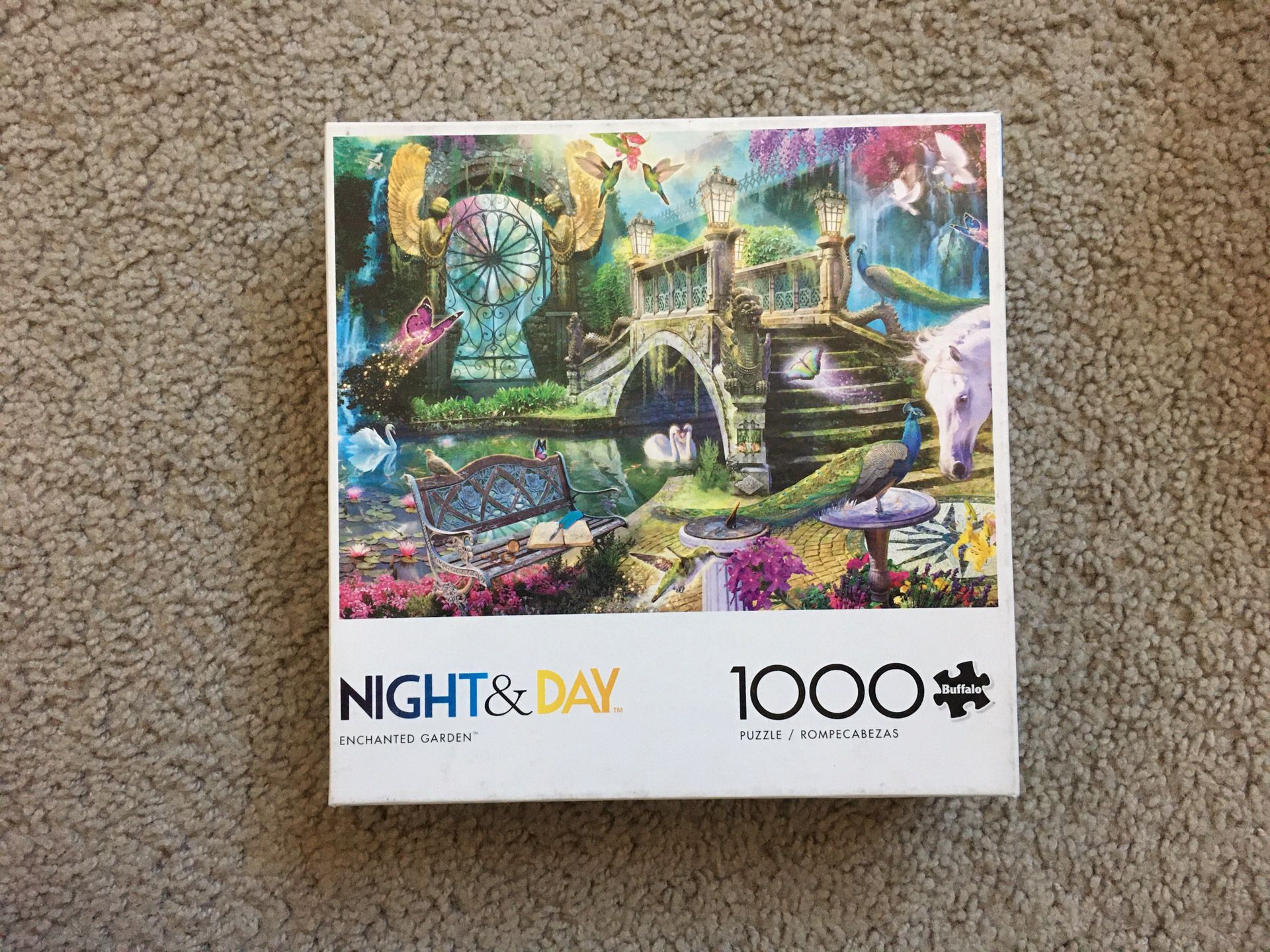 Jigsaw Puzzle ENCHANTED GARDEN Buffalo NO MISSING PIECES