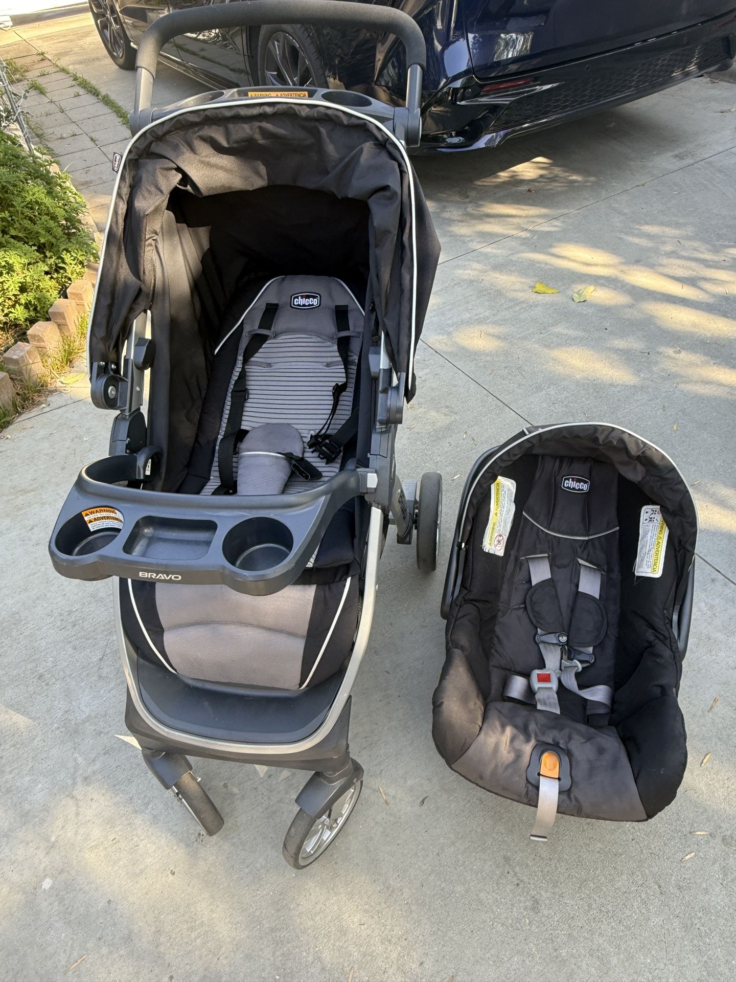 Chicco Bravo Stroller, Car Seat & Base