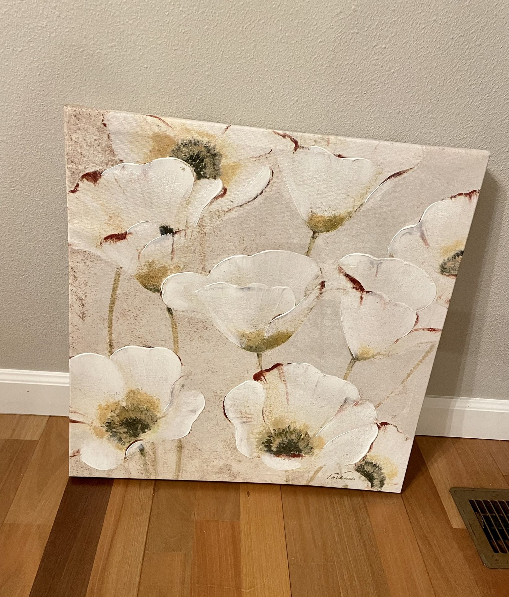 Floral Canvas Wall Decor