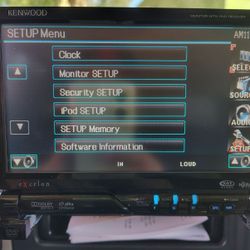 Kenwood Flip Out Car Tv 