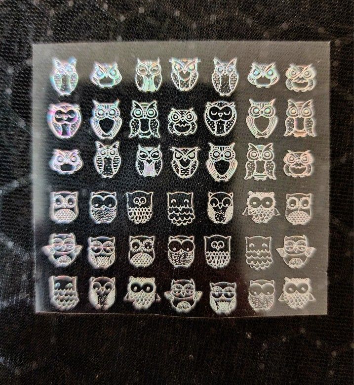 Holo Foil Owl Stickers!